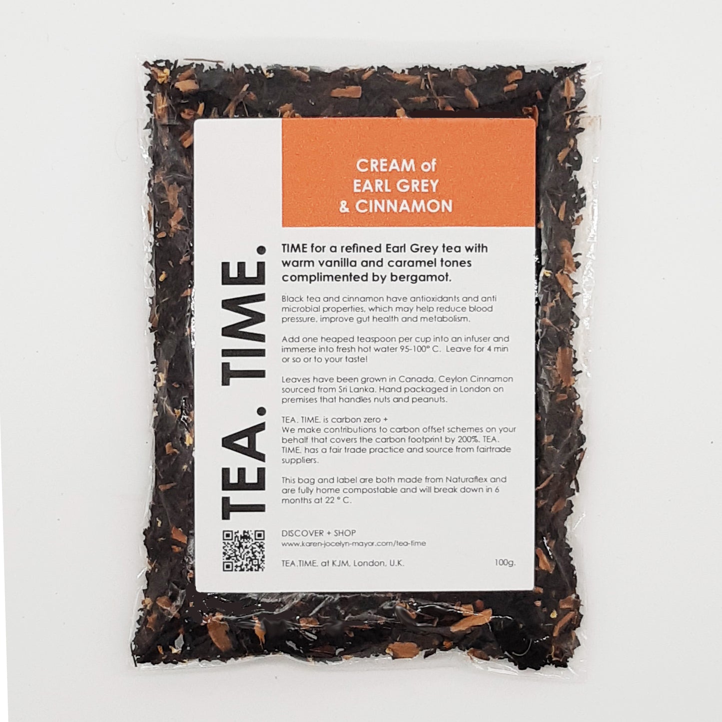 Refill of Cream of Earl Grey & Cinnamon - 200% Carbon Offset