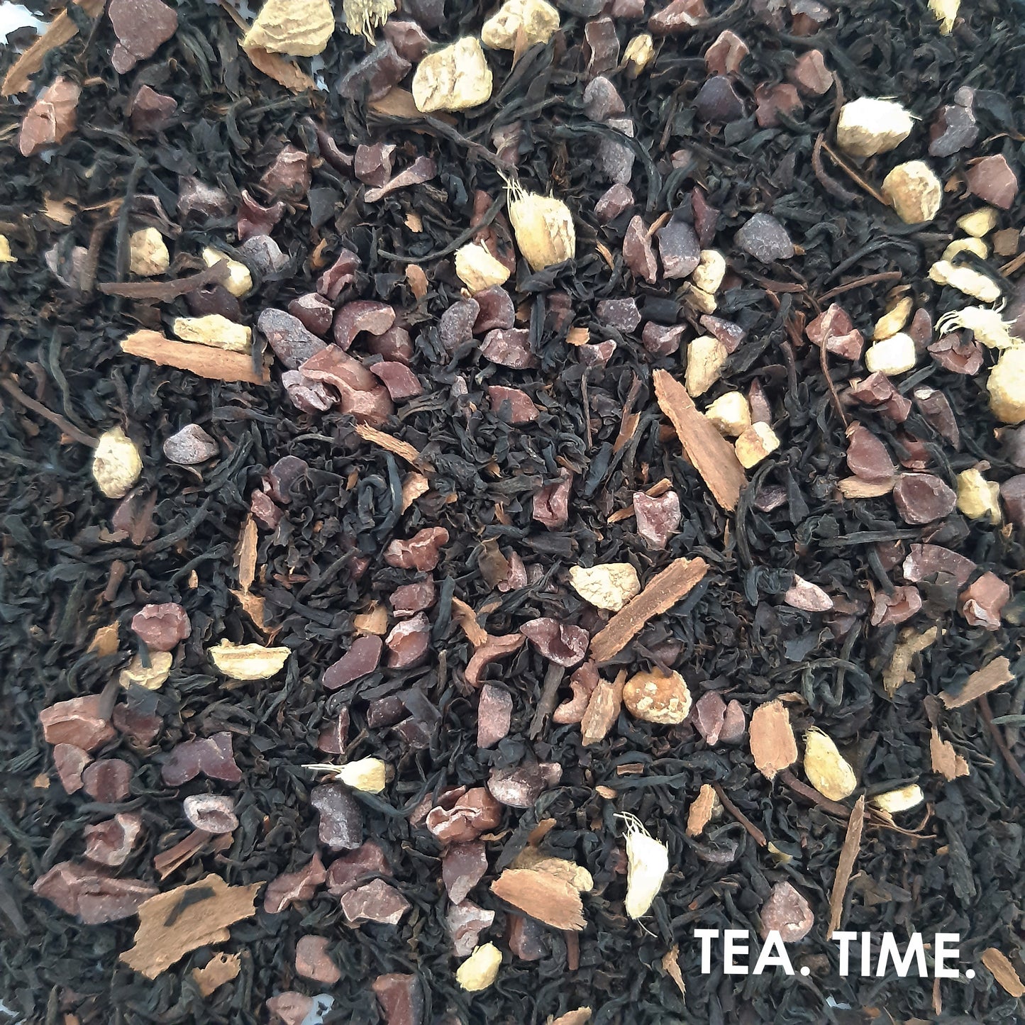 Black Tea, Ginger, Cinnamon & Cacao Nibs 200% Carbon Offset